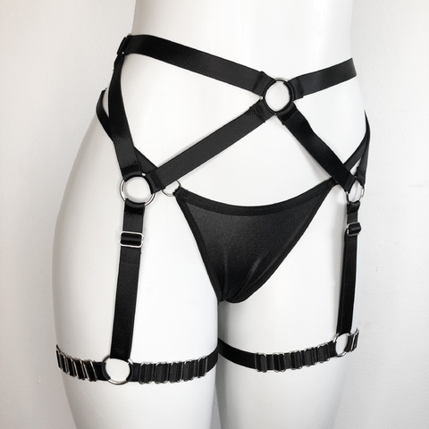 Garter Darkness + Calcinha Darkness