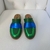 JUANITA - Verde y Azul Metalizado - tienda online