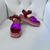 NICKY - Fucsia Metalizado y Rojo - comprar online
