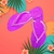 Ojota – Fucsia Perlas - comprar online