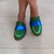 JUANITA - Verde y Azul Metalizado - Daniela Sanchez Shoes