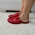 NOHA - Rojo y Rojo Metal - Daniela Sanchez Shoes