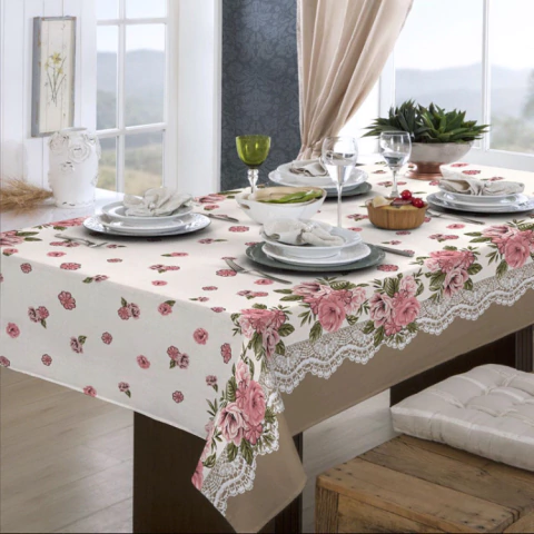 TOALHA DE MESA 6 LUGARES