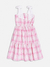 Vestido Xadrez com Laço Momi