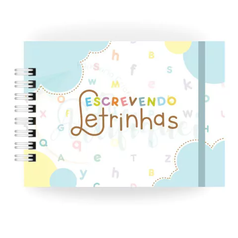 Caderno de Caligrafia Escrevendo Letrinhas A5 Wire-o