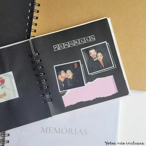 Caderno Livro de Memórias Wire-o