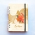 Caderno Floral Gold