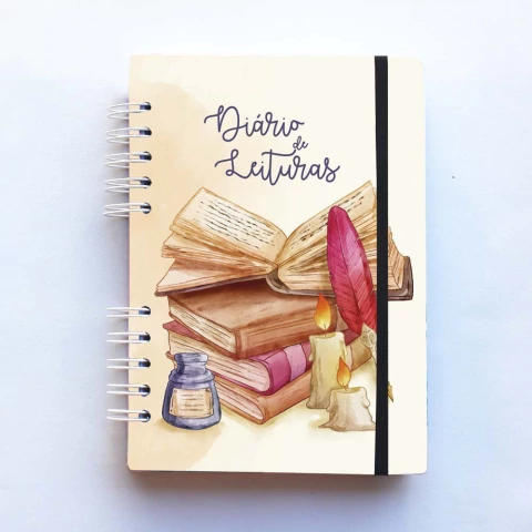 Diário de Leituras - Planner Literário Wire-o na internet