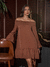 Vestido Lidia Marrom Amb - loja online
