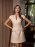 Vestido Angela Curto Bege Amb - Estação Store - Moda Feminina Elegante e Moderna  | Compre Agora e Arrase!