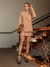 Blazer Kety Bege Risca De Giz na internet