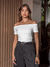 Blusa Samanta Ombro A Ombro Off Amb - comprar online