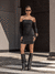 Imagem do Vestido Beatriz Drapeado Preto