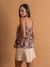 Blusa Simone Alça Estampada - loja online