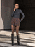 Shorts Lilian Marrom - comprar online
