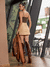 Shorts Saia Isis Bege Couro - loja online