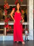 Vestido Liz Alça Bordado Vermelho