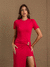 Vestido Isa Fivela Em Metal Vermelho Amb na internet