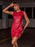 Imagem do Vestido Antonia Couro Eco Argola Lateral