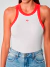 Regata Canelada Off/Vermelho Colcci
