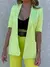Blazer Manga Media Verde Lanca Perfume - comprar online