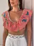 Blusa Cropped Com Babados Iaguara Colcci - comprar online