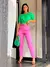 Blusa Cropped Tricoline Com Elastico Alicia