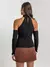 Imagem do Blusa Larissa Preto M/Longa Amb