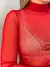 Blusa Tule Luiza Vermelho - Estação Store - Moda Feminina Elegante e Moderna  | Compre Agora e Arrase!