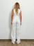 Calça Amanda C/Bolsos Off White - comprar online