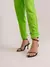 Calca Bianca Slouchy High Geometrica Verde Amb na internet