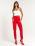 Calça Francine Vermelha Skinny Amb - comprar online