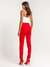Calça Francine Vermelha Skinny Amb na internet