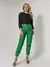 Calca Ingrid Verde Jogger Couro Eco Amb