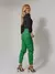 Calca Ingrid Verde Jogger Couro Eco Amb na internet