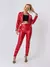 Calca Isis Skinny Vinil Vermelho Amb - comprar online
