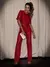 Calca Pantalona Paete Vermelho Leandra