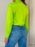 Camisa Cetim Verde Claro Gaby - loja online