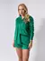 Camisa Veludo Verde Wabi Colcci