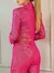 Casaco Curto Em Paete Pink Rebecca - Estação Store - Moda Feminina Elegante e Moderna  | Compre Agora e Arrase!