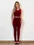 Conjunto Monalisa Cherry Red Calça+Regata na internet