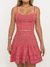 Shorts Saia Jade Listrada Vermelho Amb - comprar online