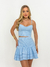 Corselet Jade Listrada Azul Amb - comprar online