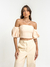 Blusa Natalia Ombro A Ombro Bege Amb na internet