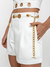 Shorts Bruna Alfaiataria Com Ilhos Off Amb - comprar online