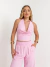 Blusa Ester Gola Boba Rosa Amb - comprar online
