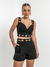 Top Bruna Com Ilhos Preto Amb