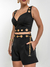 Top Bruna Com Ilhos Preto Amb - comprar online