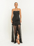 Vestido Luiza Com Babado Preto Amb na internet