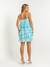 Vestido Marcela Babados Azul Amb na internet